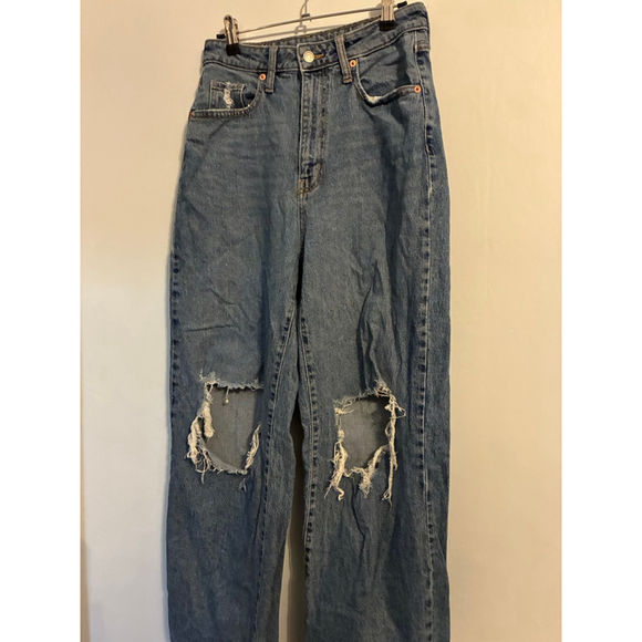 Distressed Grunge Wild Fable Blue Jean Size 4/27R.  0097 - Picture 4 of 9